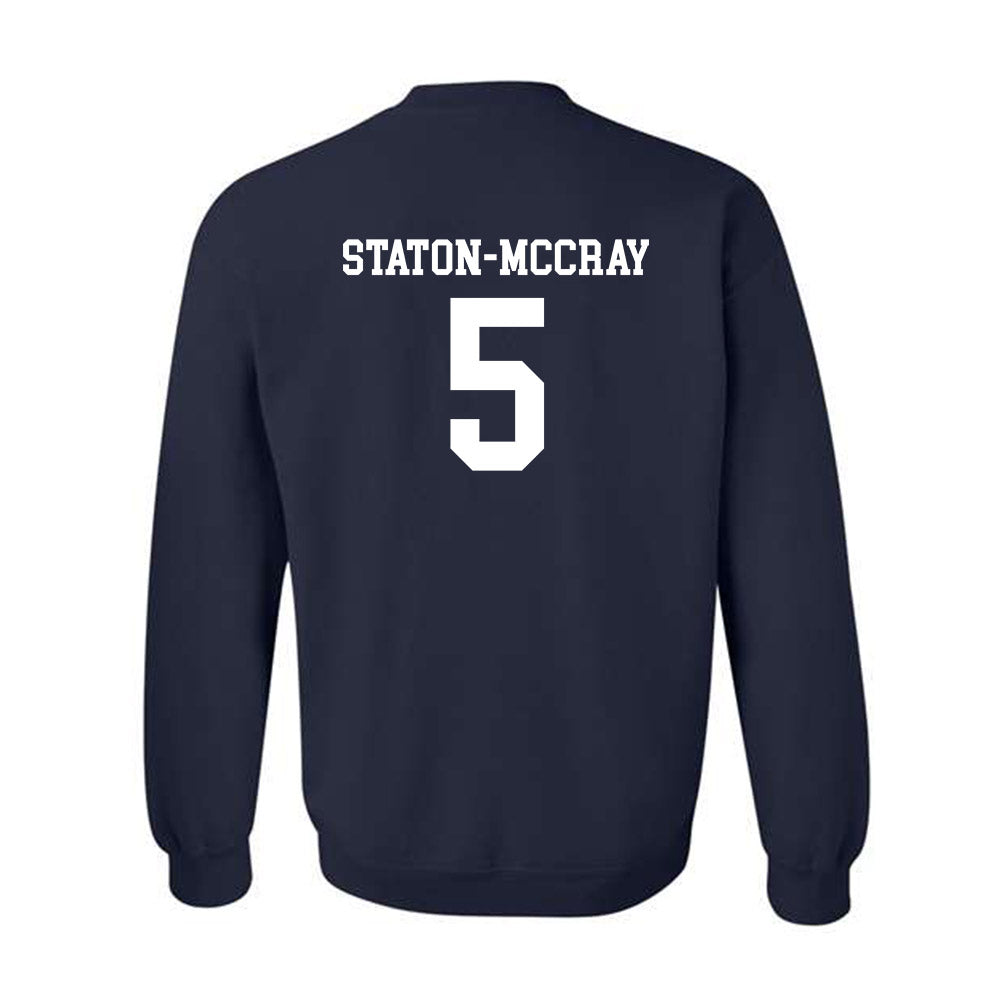 Samford - NCAA Men's Basketball : AJ Staton-McCray - Classic Shersey Crewneck Sweatshirt-1