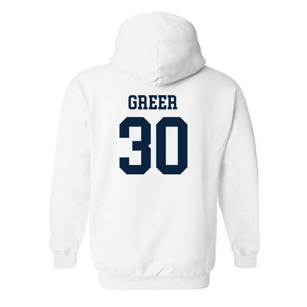 Samford - NCAA Football : Cooper Greer - Classic Shersey Hooded Sweatshirt-1