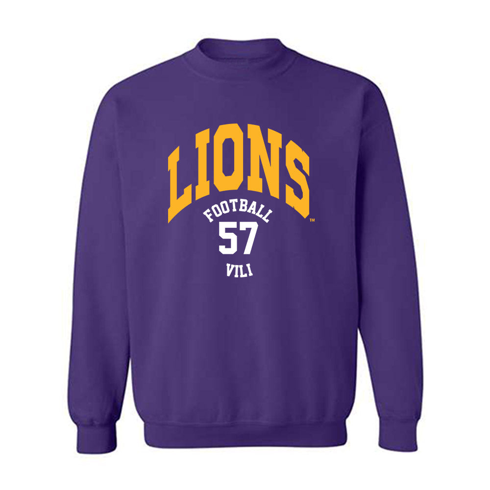 North Alabama - NCAA Football : Fred Vili - Classic Fashion Shersey Crewneck Sweatshirt-0