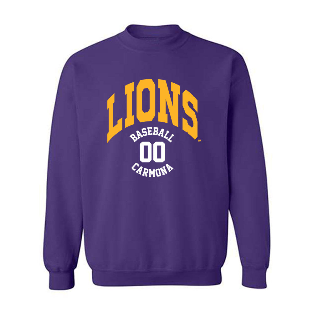North Alabama - NCAA Baseball : Carlos Carmona - Classic Fashion Shersey Crewneck Sweatshirt-0
