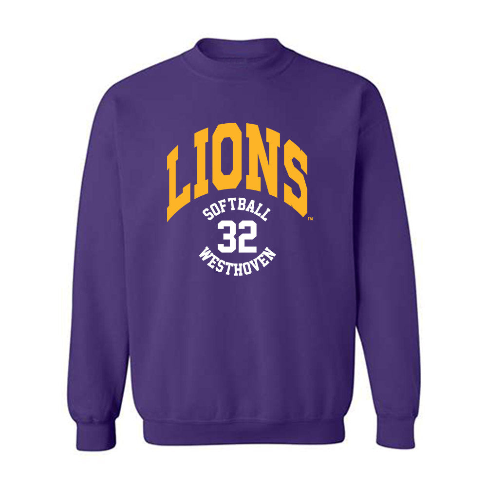 North Alabama - NCAA Softball : Haley Westhoven - Classic Fashion Shersey Crewneck Sweatshirt-0