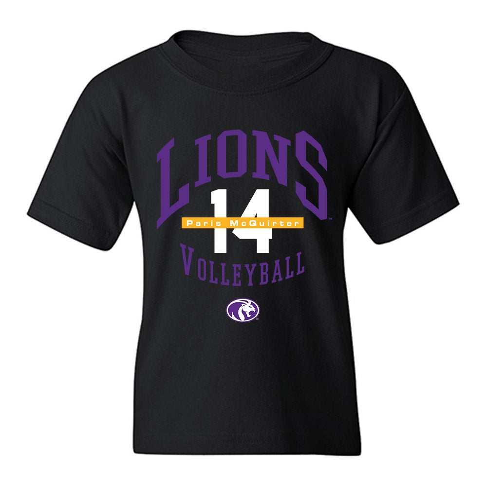 North Alabama - NCAA Women's Volleyball : Paris McQuirter - Classic Fashion Shersey Youth T-Shirt-0