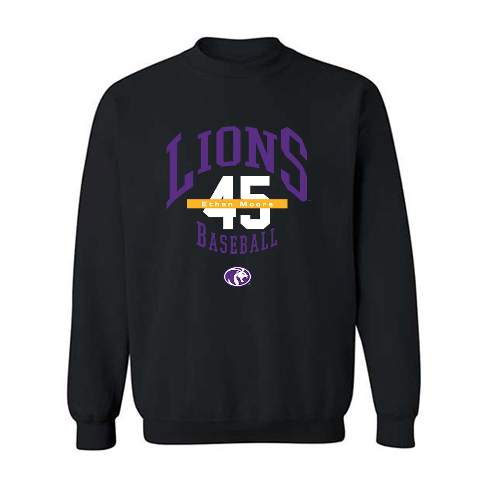 North Alabama - NCAA Baseball : Ethan Moore - Classic Fashion Shersey Crewneck Sweatshirt-0