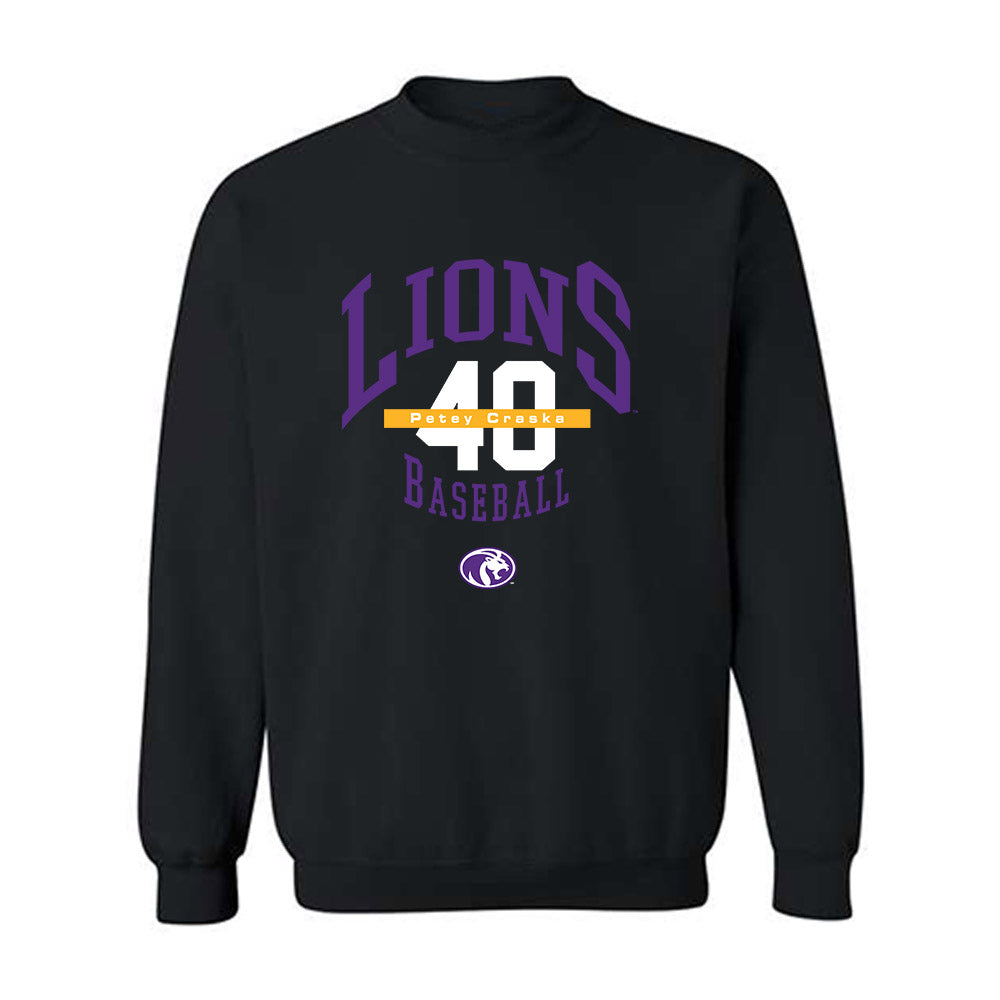 North Alabama - NCAA Baseball : Petey Craska - Classic Fashion Shersey Crewneck Sweatshirt-0