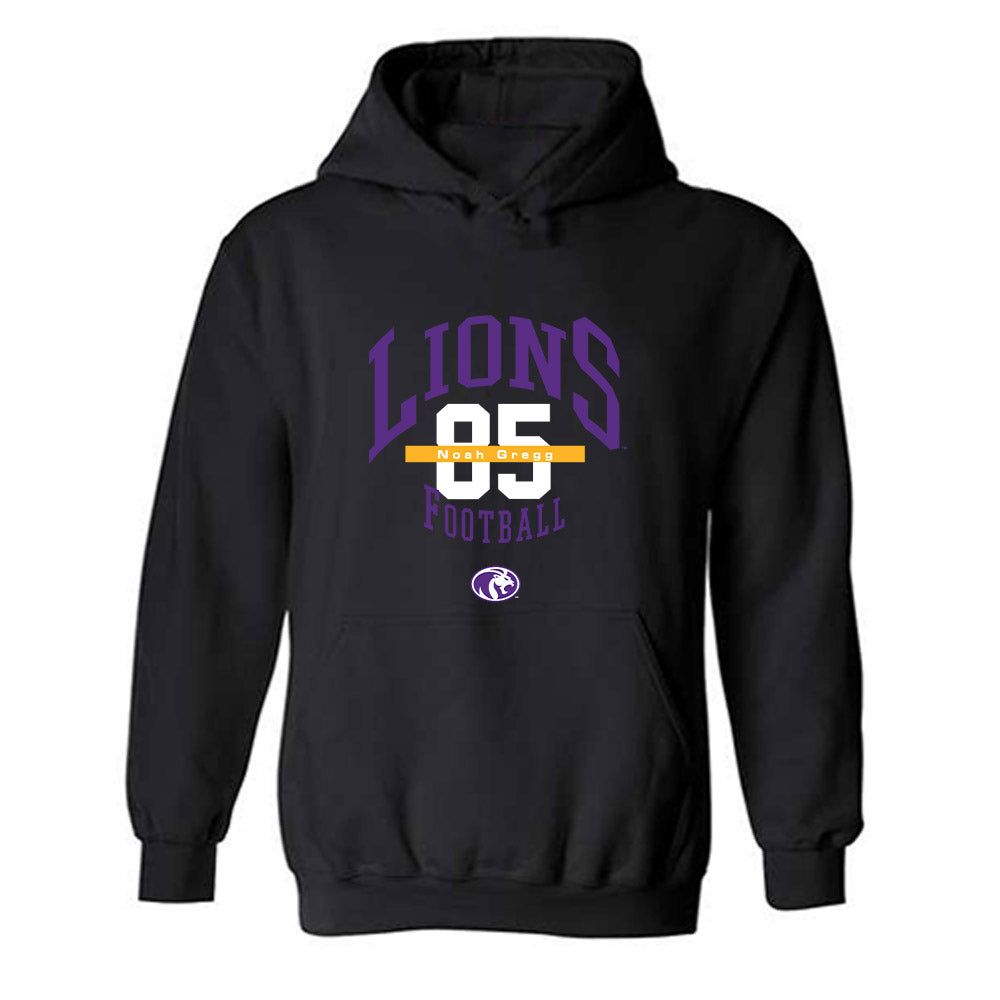 North Alabama - NCAA Football : Noah Gregg - Classic Fashion Shersey Hooded Sweatshirt-0