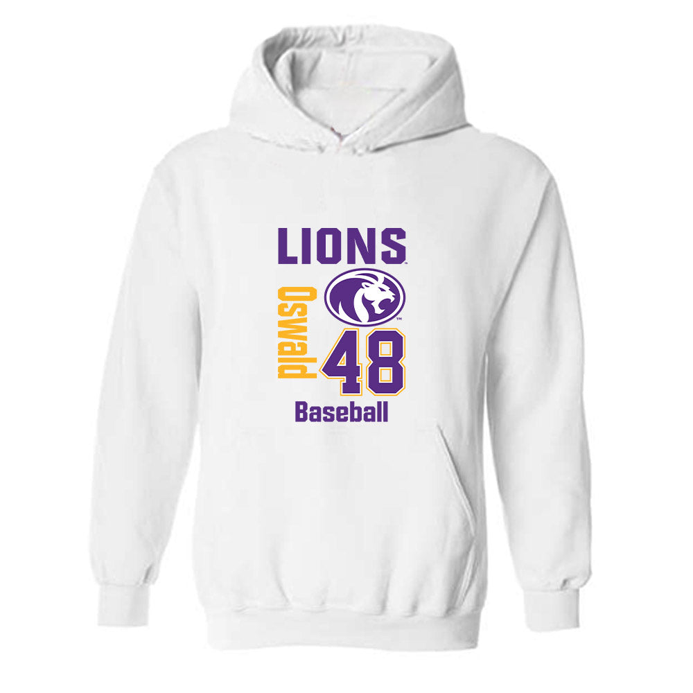North Alabama - NCAA Baseball : Gavin Oswald - Classic Fashion Shersey Hooded Sweatshirt-0