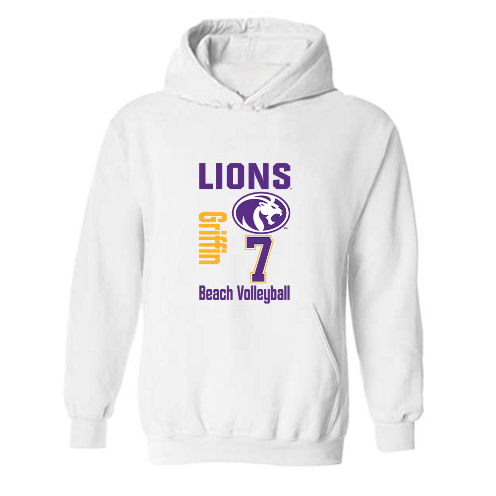 North Alabama - NCAA Beach Volleyball : Karsyn Griffin - Classic Fashion Shersey Hooded Sweatshirt-0