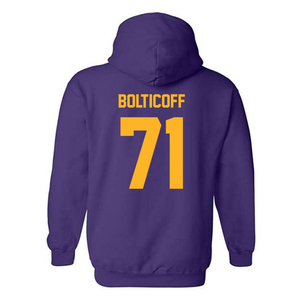 North Alabama - NCAA Football : Noah Bolticoff - Classic Shersey Hooded Sweatshirt-1