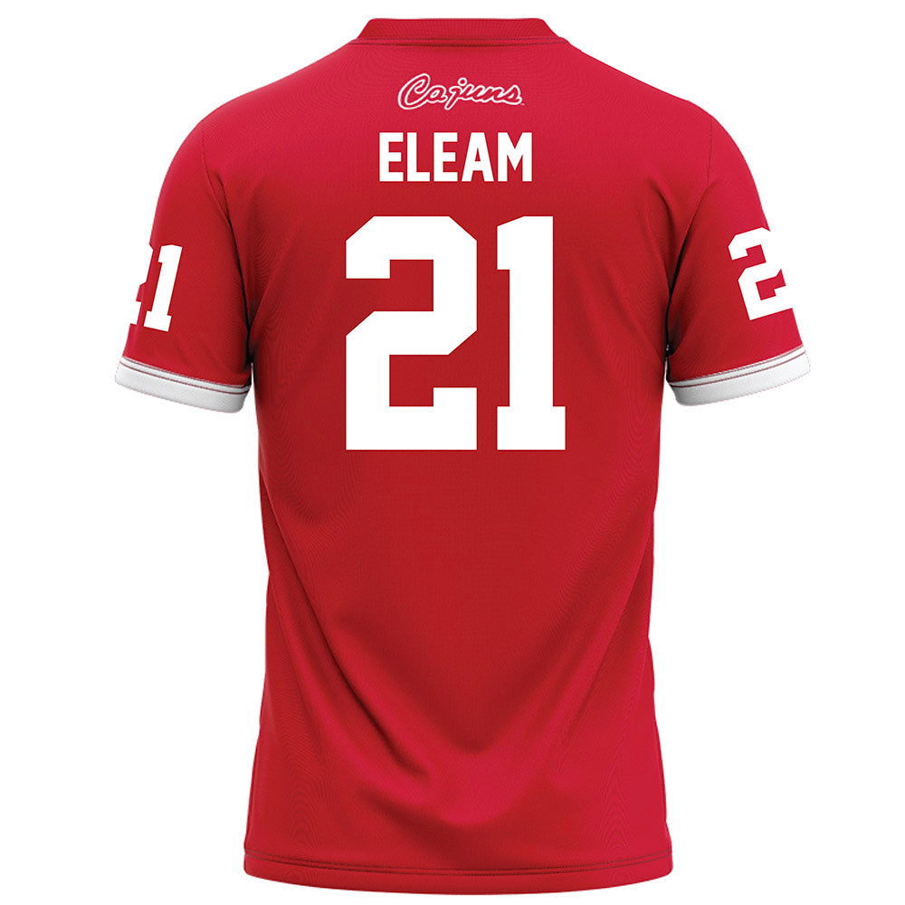 Louisiana - NCAA Football : Maurion Eleam - Red Football Jersey-1