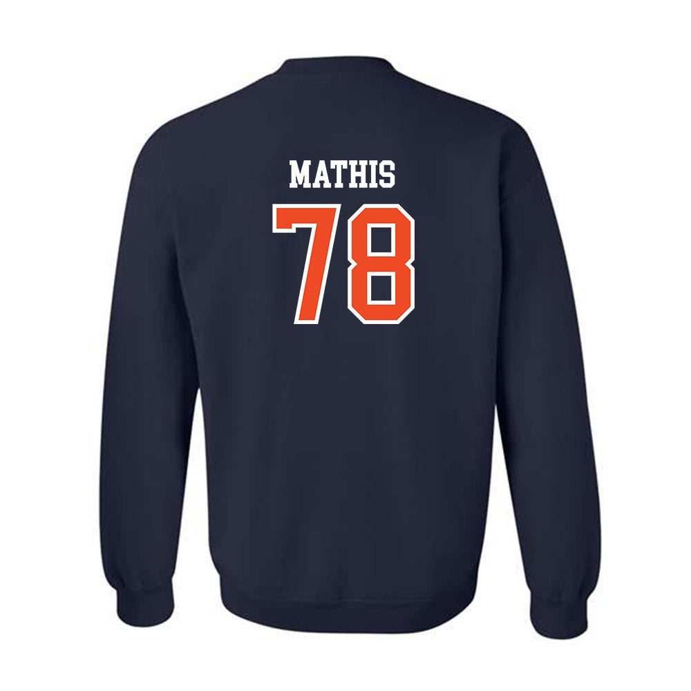 Auburn - NCAA Football : Mason Mathis - Generic Shersey Crewneck Sweatshirt-1