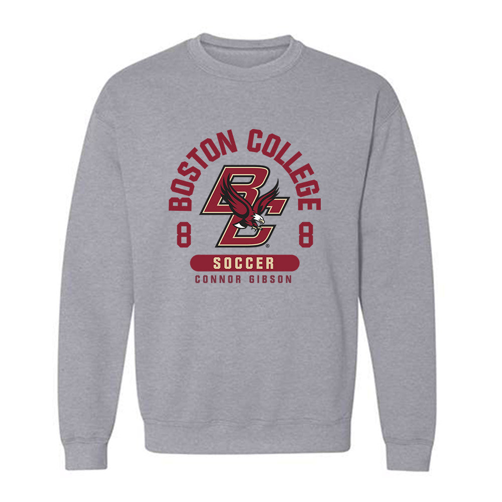 Boston College - NCAA Men's Soccer : Connor Gibson - Classic Fashion Shersey Crewneck Sweatshirt-0