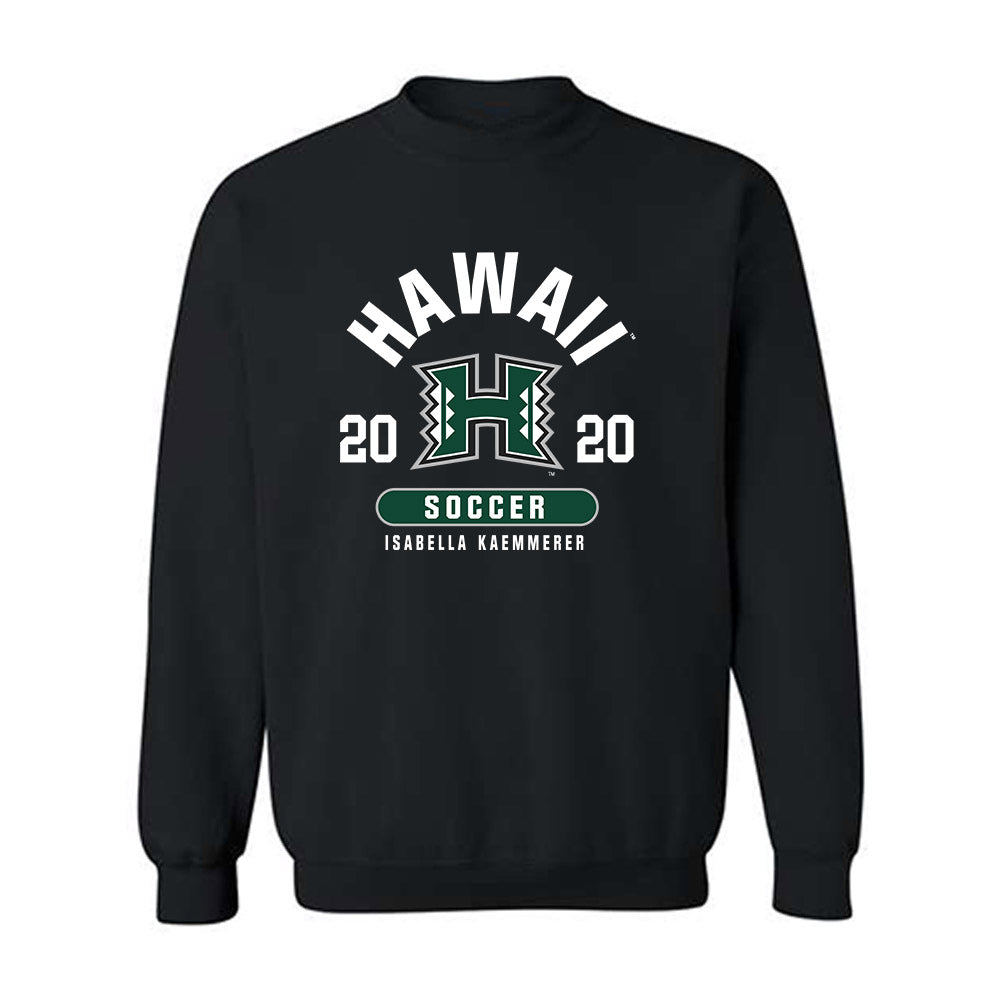 Hawaii - NCAA Women's Soccer : Isabella Kaemmerer - Classic Fashion Shersey Crewneck Sweatshirt-0