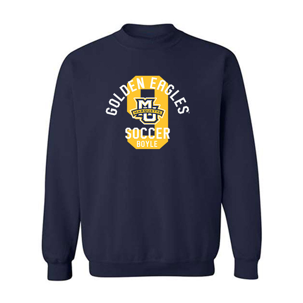 Marquette - NCAA Women's Soccer : Aislinn Boyle - Classic Fashion Shersey Crewneck Sweatshirt-0