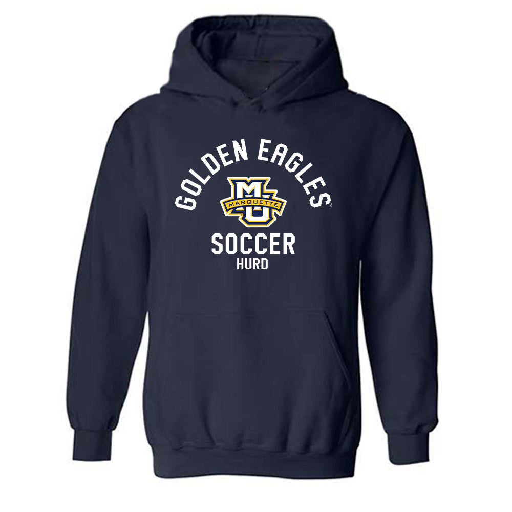 Marquette - NCAA Women's Soccer : Mia Hurd - Classic Fashion Shersey Hooded Sweatshirt-0