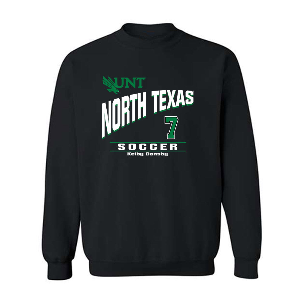 North Texas - NCAA Women's Soccer : Kelby Dansby - Classic Fashion Shersey Crewneck Sweatshirt-0