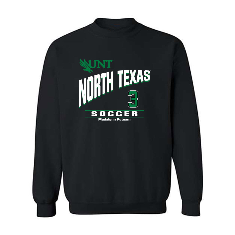 North Texas - NCAA Women's Soccer : Madalynn Putnam - Classic Fashion Shersey Crewneck Sweatshirt-0