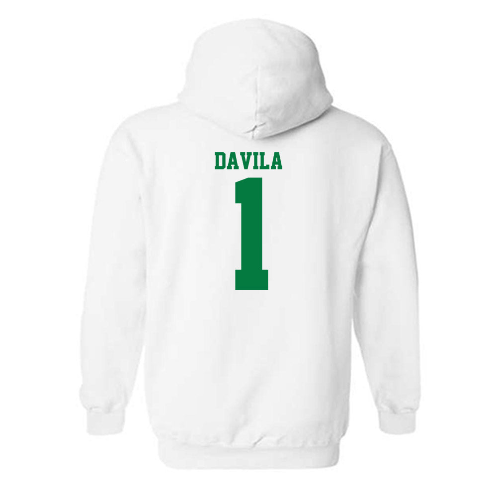 North Texas - NCAA Football : Keshawn Davila - Classic Shersey Hooded Sweatshirt-1