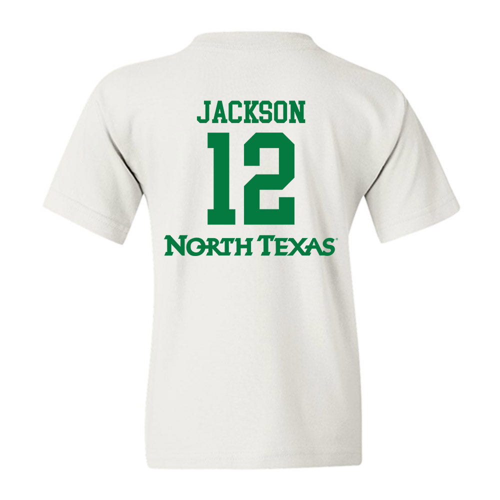 North Texas - NCAA Women's Volleyball : Jahniya Jackson - Replica Shersey Youth T-Shirt-1