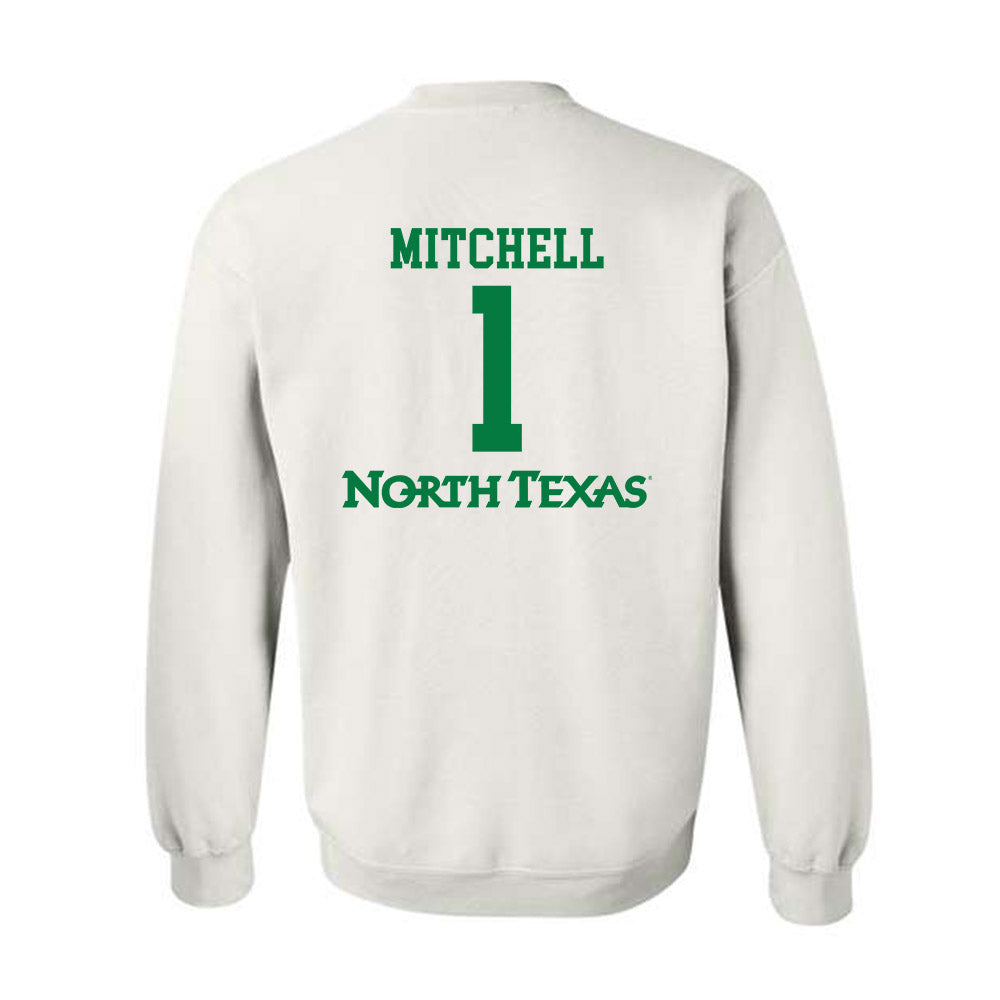 North Texas - NCAA Women's Volleyball : Dakota Mitchell - Replica Shersey Crewneck Sweatshirt-1