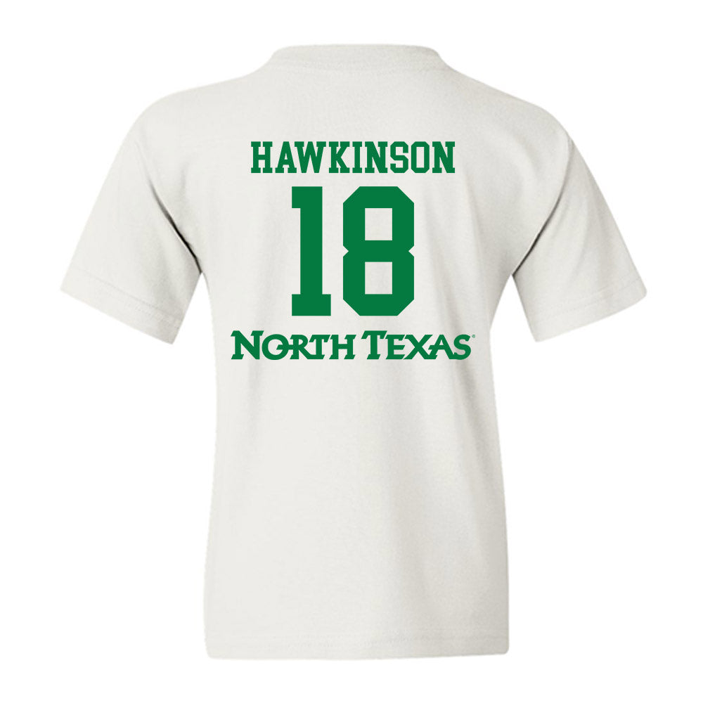 North Texas - NCAA Women's Volleyball : Paige Hawkinson - Replica Shersey Youth T-Shirt-1