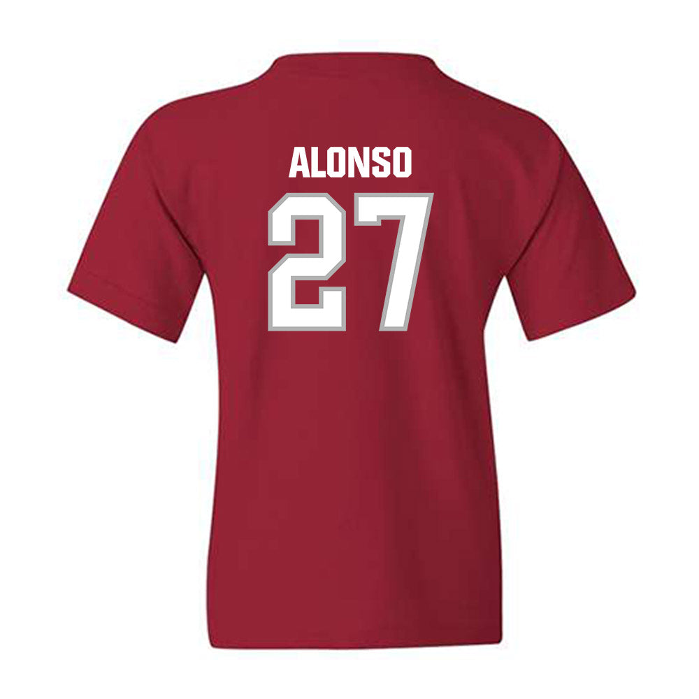 Troy - NCAA Baseball : Dylan Alonso - Classic Shersey Youth T-Shirt-1