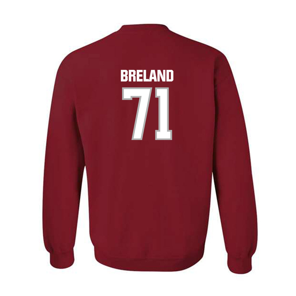 Troy - NCAA Football : Antwone Breland - Classic Shersey Crewneck Sweatshirt-1