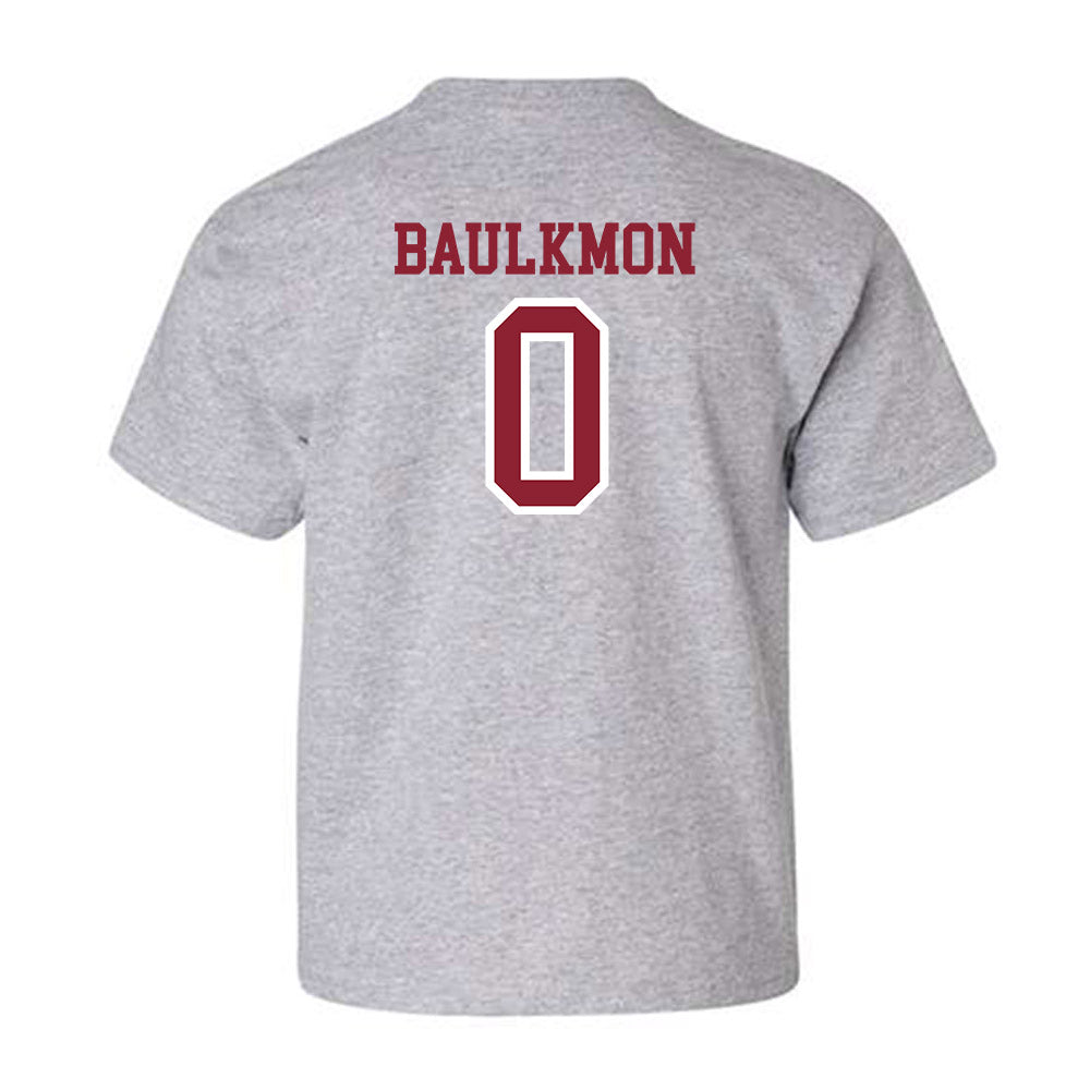 Troy - NCAA Women's Basketball : Kareem Baulkmon - Generic Shersey Youth T-Shirt-1