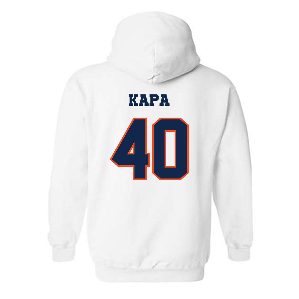 Virginia - NCAA Baseball : Tyler Kapa - Classic Shersey Hooded Sweatshirt-1