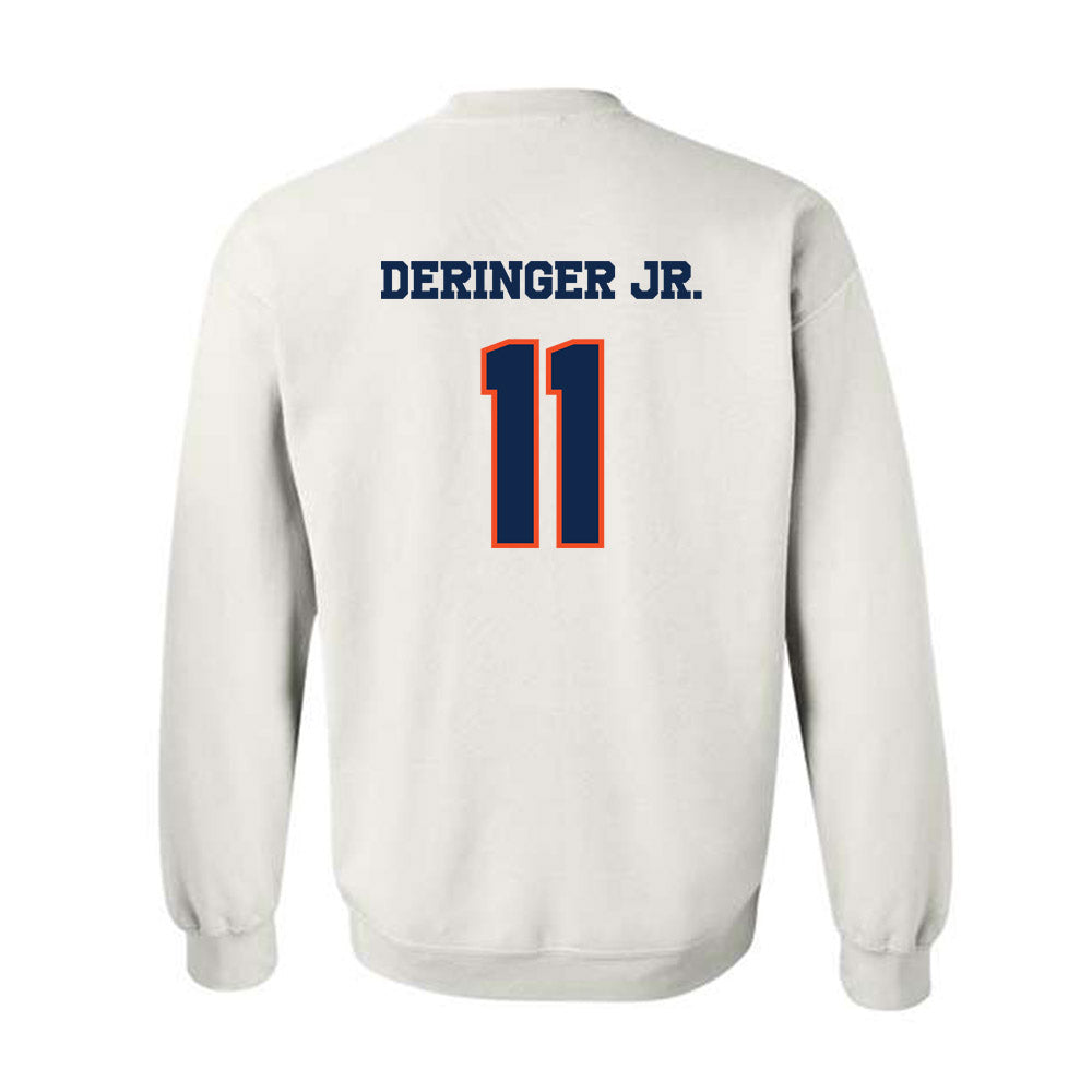 Virginia - NCAA Men's Lacrosse : James Deringer Jr. - Classic Shersey Crewneck Sweatshirt-1