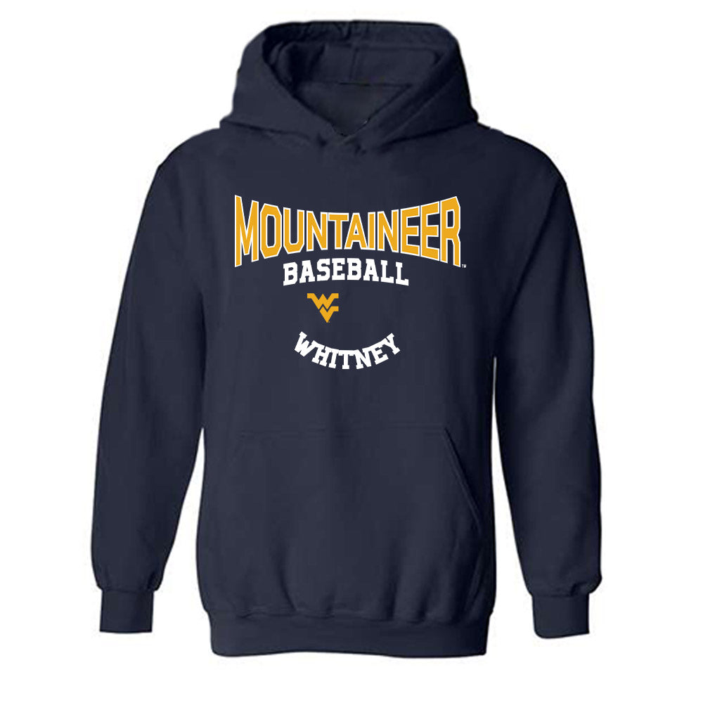 West Virginia - NCAA Baseball : Zakariya Whitney - Classic Fashion Shersey Hooded Sweatshirt-0