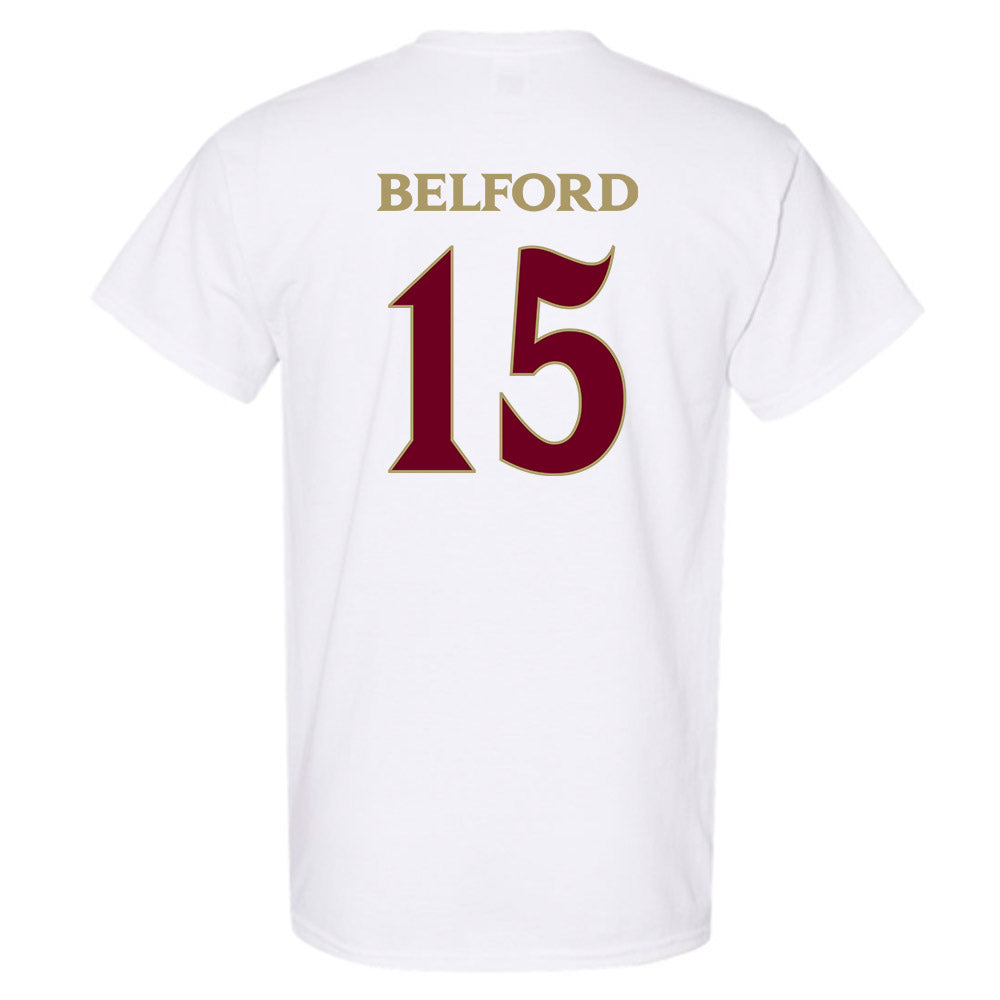 Elon - NCAA Football : Storm Belford - Classic Fashion Shersey T-Shirt-1