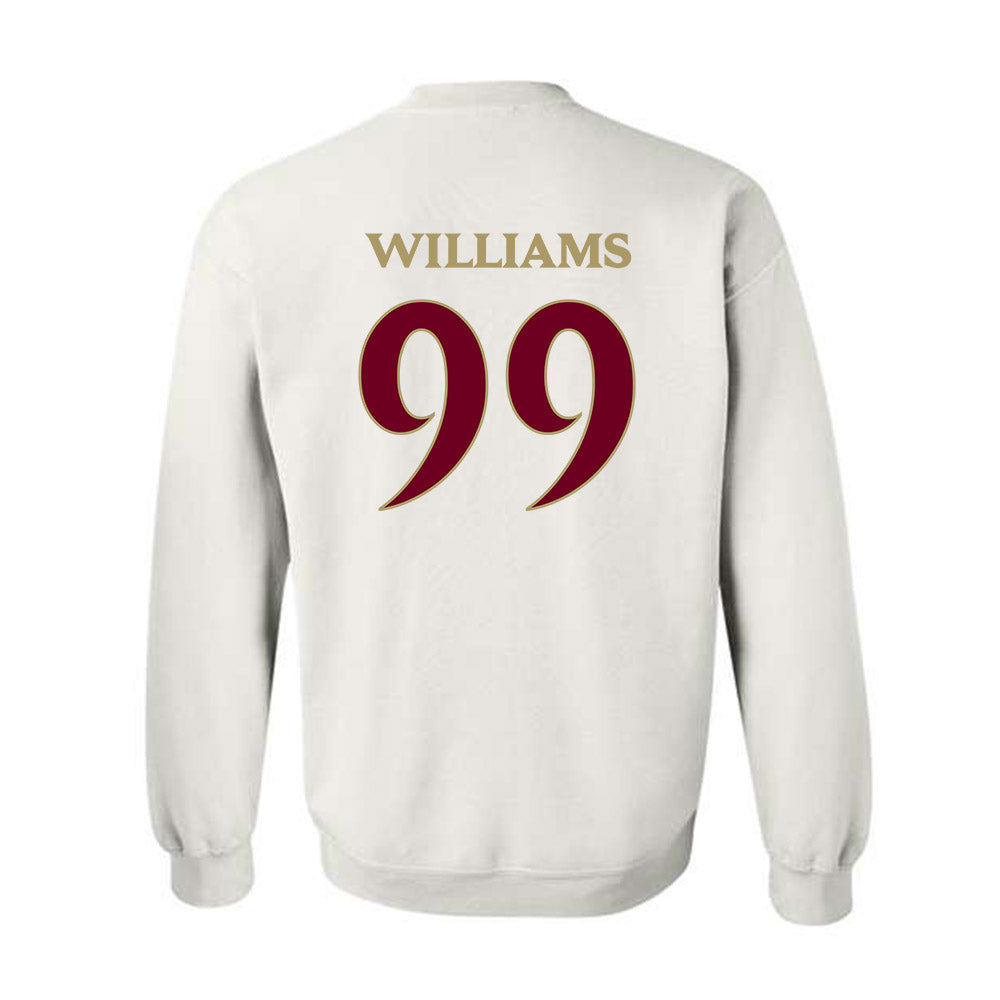 Elon - NCAA Football : Geren Williams - Classic Fashion Shersey Crewneck Sweatshirt-1