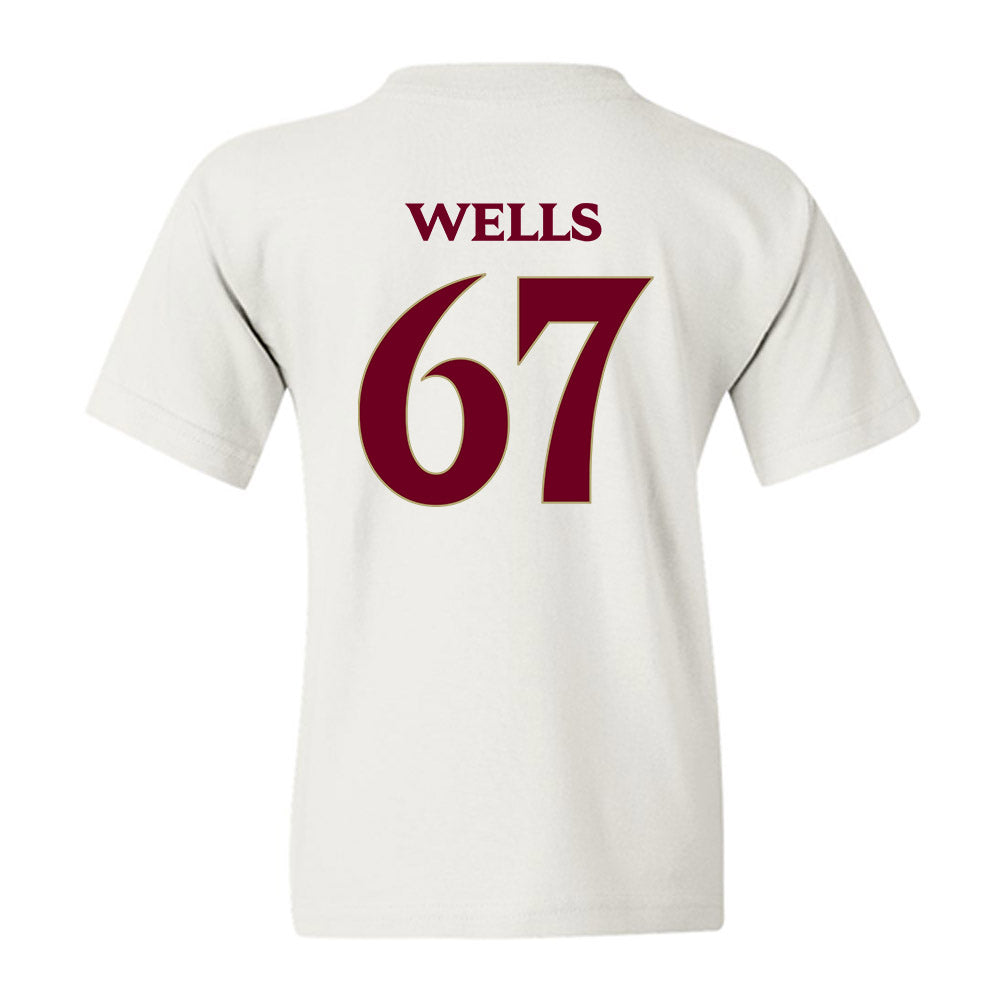 Elon - NCAA Football : Eli Wells - Classic Fashion Shersey Youth T-Shirt-1