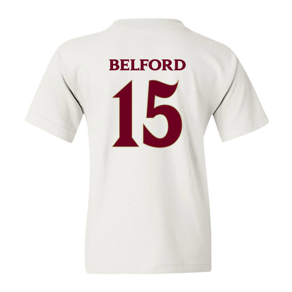Elon - NCAA Football : Storm Belford - Classic Fashion Shersey Youth T-Shirt-1