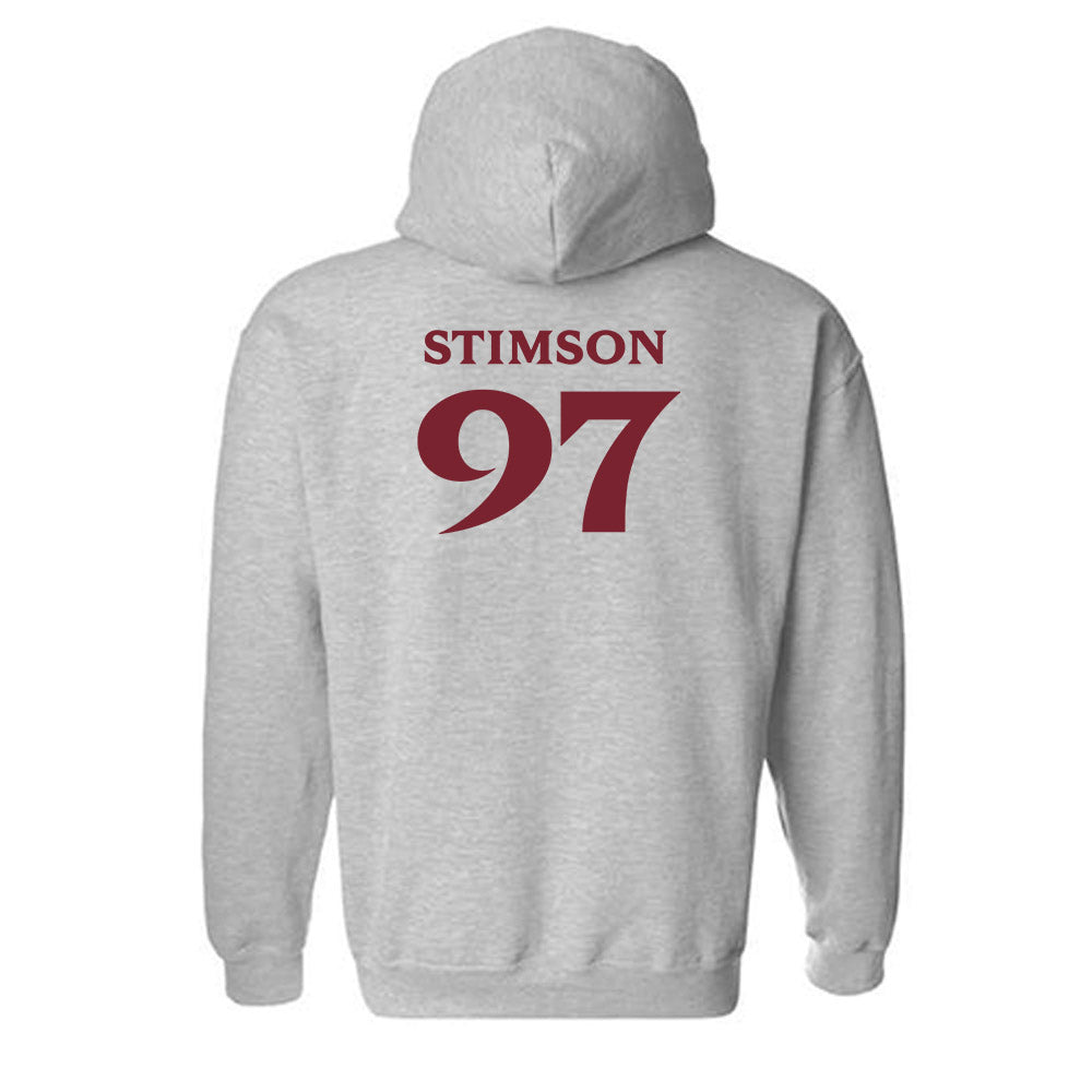Elon - NCAA Football : Carter Stimson - Classic Fashion Shersey Hooded Sweatshirt-1