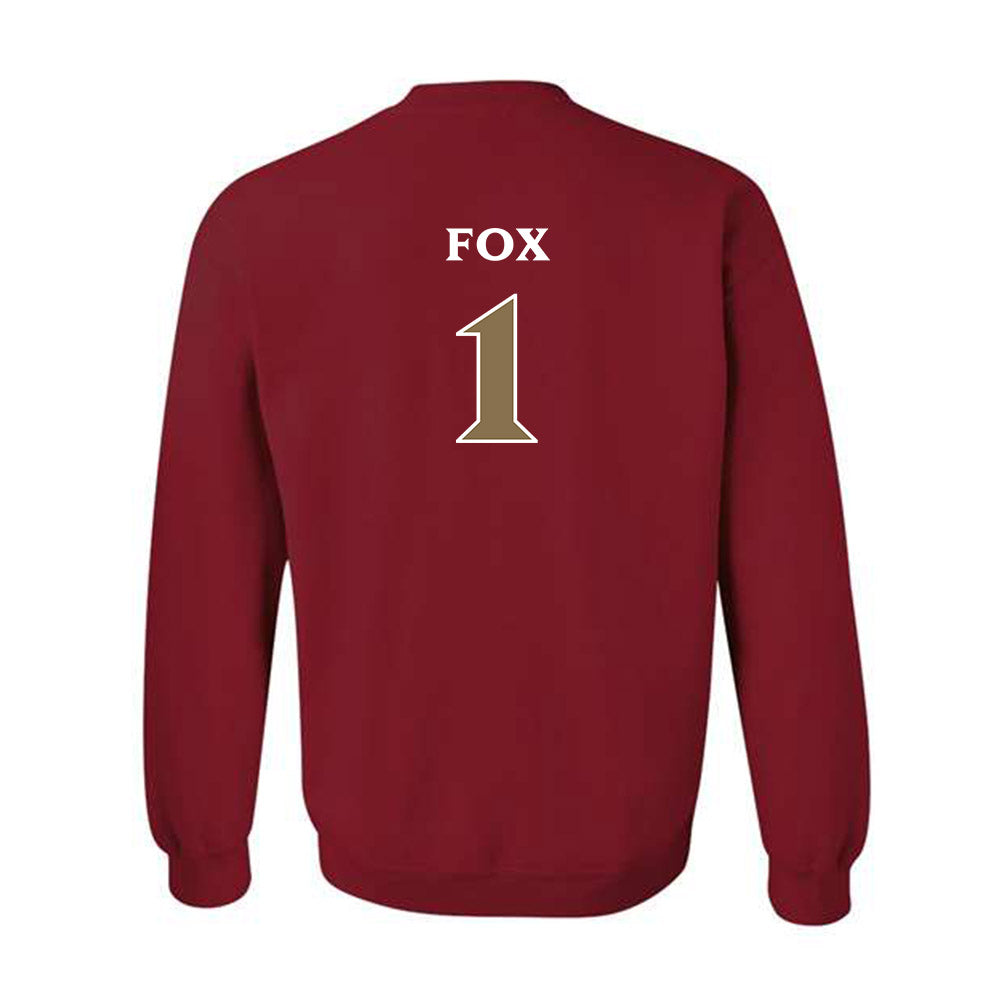 Elon - NCAA Women's Basketball : Ashanti Fox - Classic Fashion Shersey Crewneck Sweatshirt-1