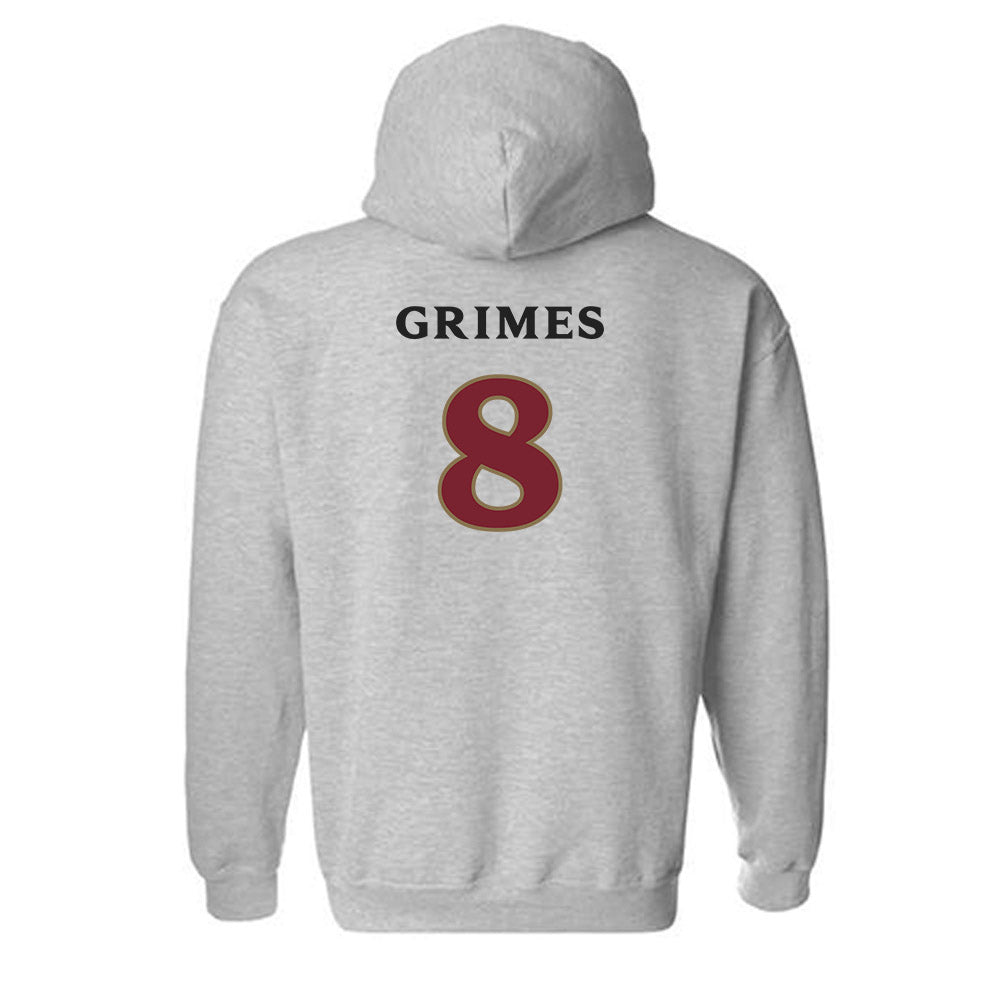 Elon - NCAA Women's Soccer : Charlise Grimes - Classic Fashion Shersey Hooded Sweatshirt-1