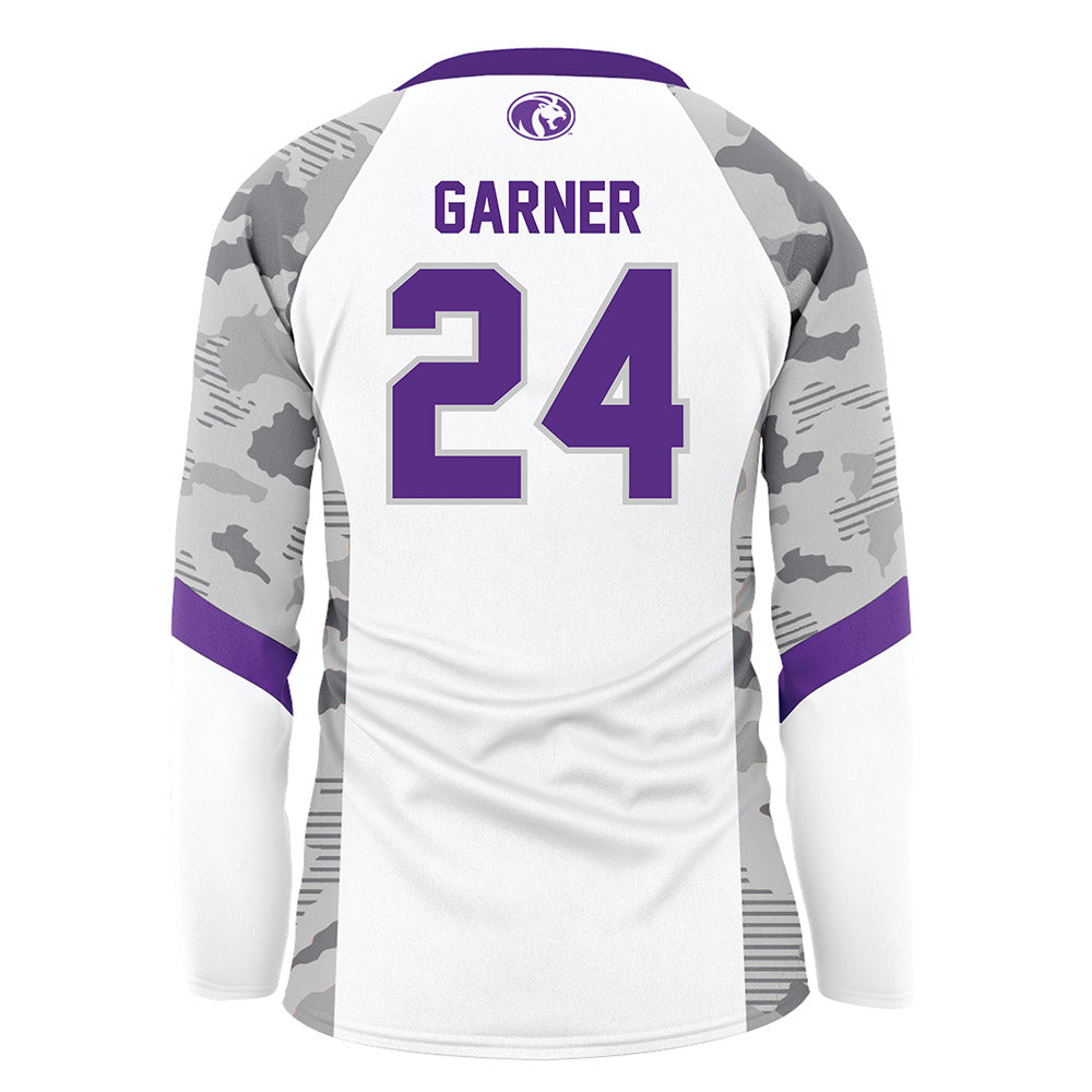 North Alabama - NCAA Women's Volleyball : Dylann Garner - White Volleyball Jersey-1