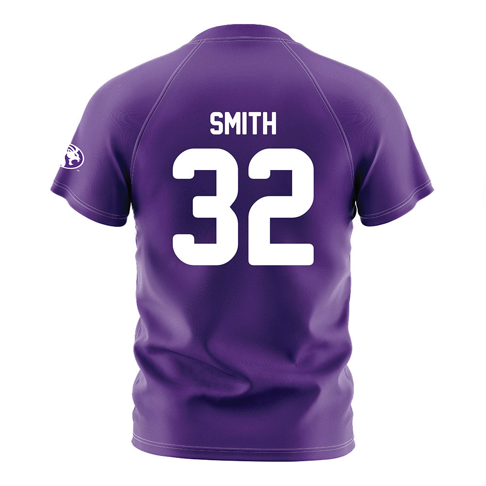 North Alabama - NCAA Women's Soccer : Cecilia Smith - Purple Soccer Jersey-1