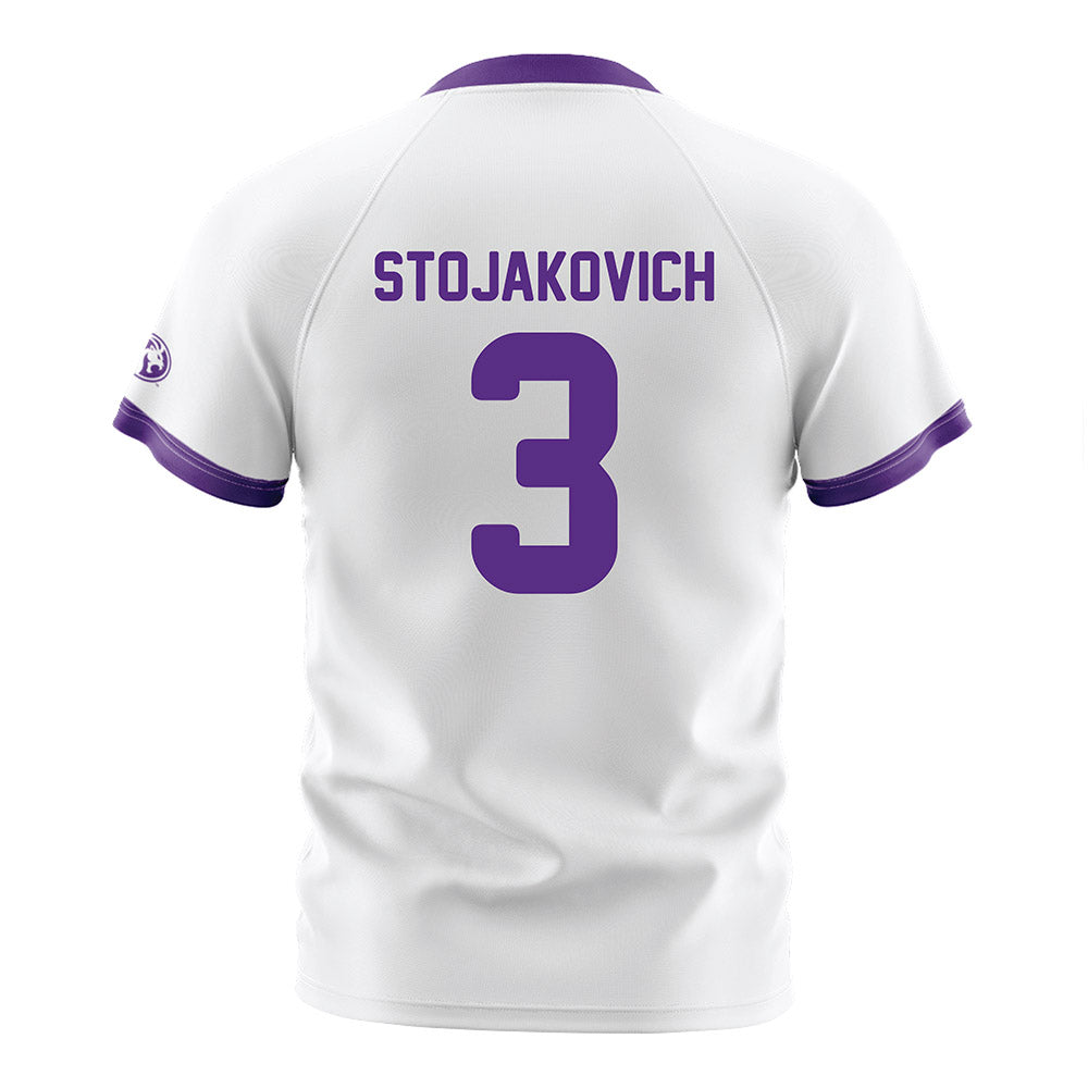 North Alabama - NCAA Women's Soccer : Avery Stojakovich - White Soccer Jersey-1