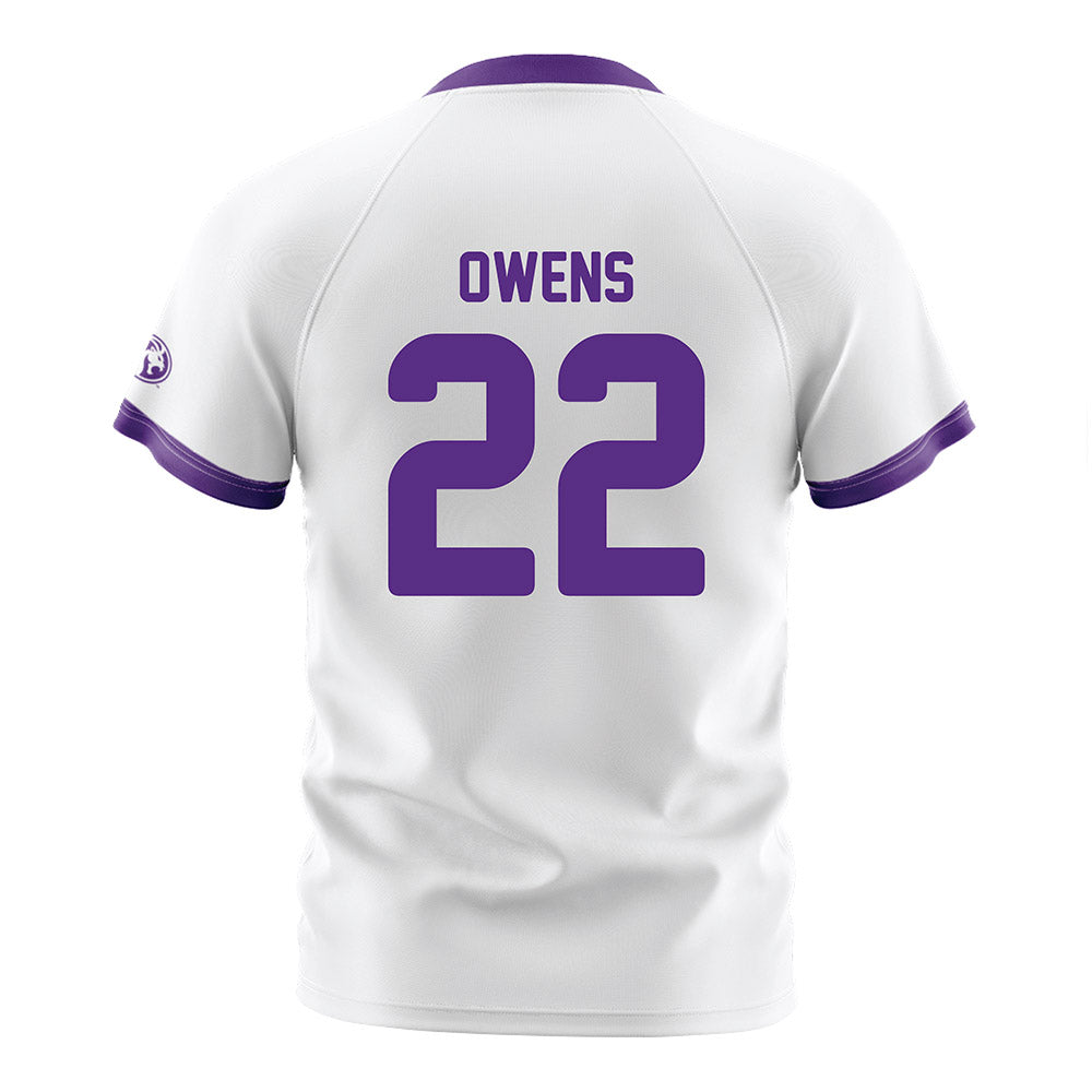 North Alabama - NCAA Women's Soccer : Alana Owens - White Soccer Jersey-1
