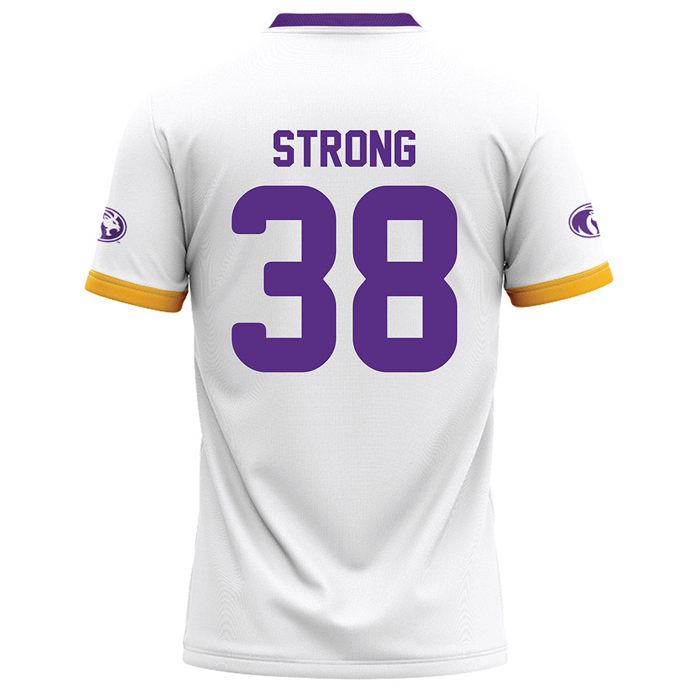 North Alabama - NCAA Football : Nic Strong - White Football Jersey-1