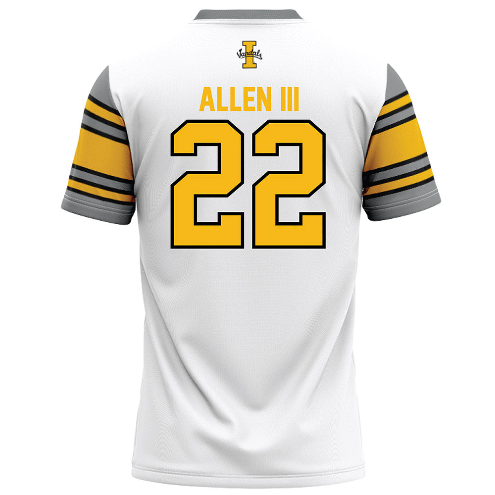 Idaho - NCAA Football : Jerry Allen III - White Football Jersey-1