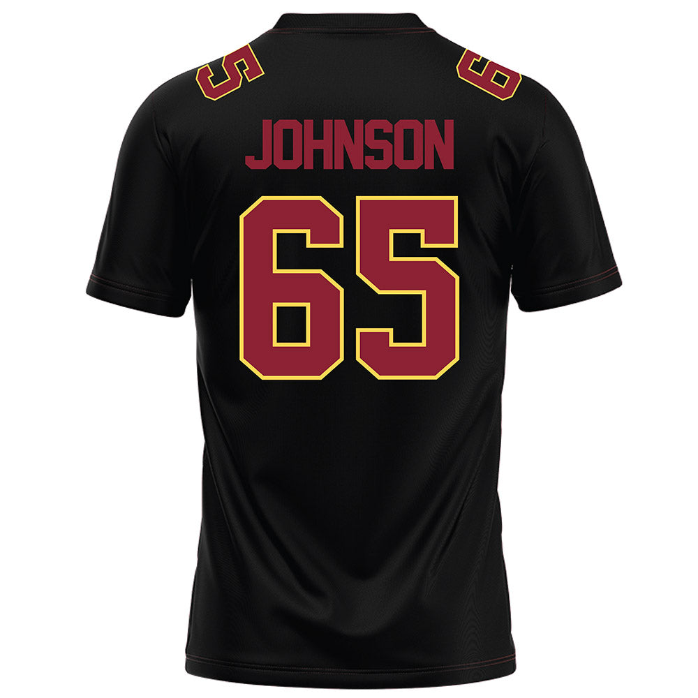 NSU - NCAA Football : Paden Johnson - Black Football Jersey-1