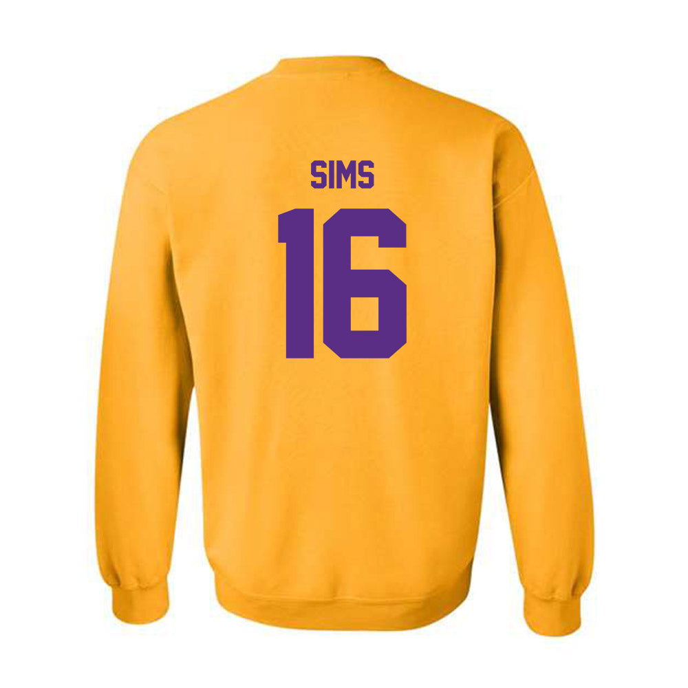 North Alabama - NCAA Football : Raelon Sims - Classic Fashion Shersey Crewneck Sweatshirt-1