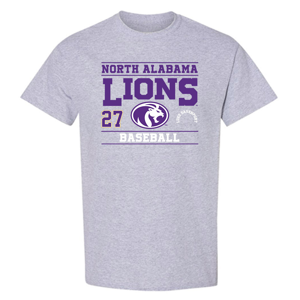 North Alabama - NCAA Baseball : Luke Davenport - Classic Fashion Shersey T-Shirt-0