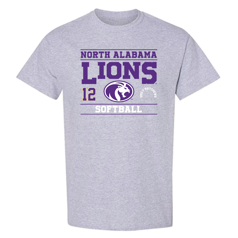 North Alabama - NCAA Softball : Emily Matthews - Classic Fashion Shersey T-Shirt