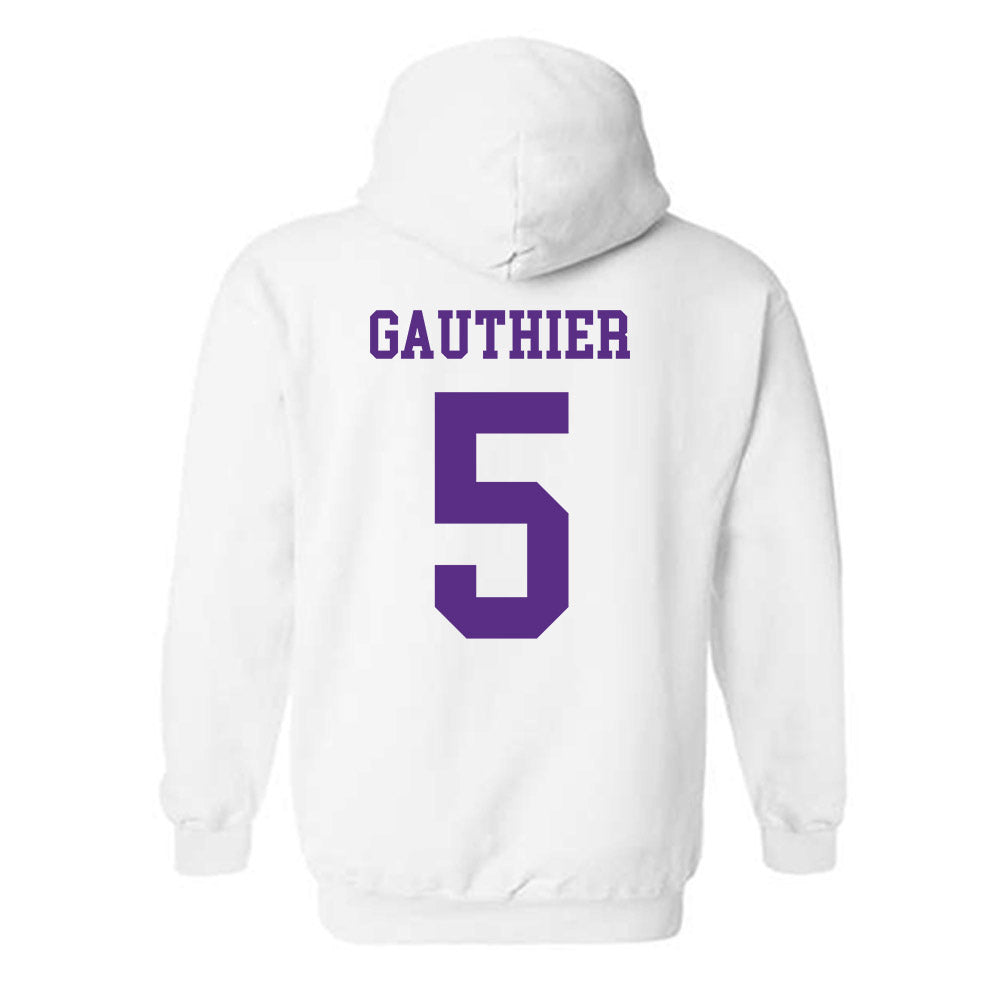 North Alabama - NCAA Beach Volleyball : Audrey Gauthier - Classic Fashion Shersey Hooded Sweatshirt-1