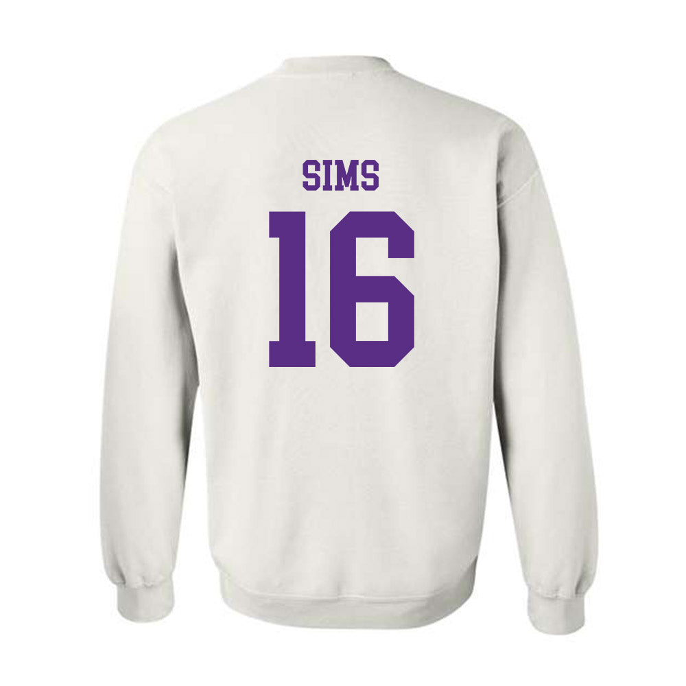 North Alabama - NCAA Football : Raelon Sims - Classic Fashion Shersey Crewneck Sweatshirt-1