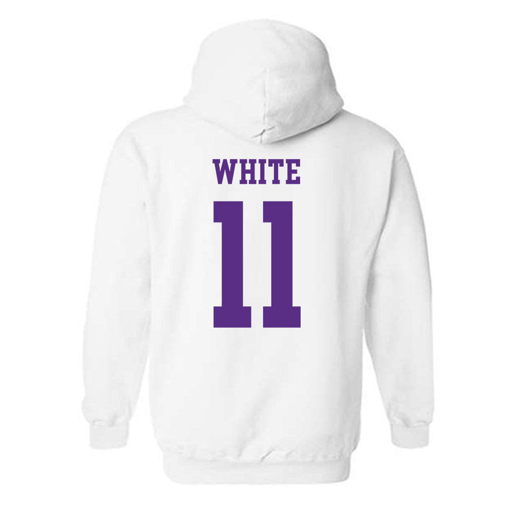 North Alabama - NCAA Beach Volleyball : Emma White - Classic Fashion Shersey Hooded Sweatshirt-1